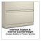 Lateral File, 2 Legal/letter-size File Drawers, Putty, 30" X 18.63" X 28"