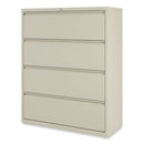 Lateral File, 4 Legal/letter-size File Drawers, Putty, 42" X 18.63" X 52.5"