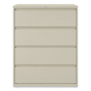 Lateral File, 4 Legal/letter-size File Drawers, Putty, 42" X 18.63" X 52.5"