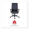 Alera Wrigley Series High Performance High-back Multifunction Task Chair, Supports 275 Lb, 18.7" To 22.24" Seat Height, Black