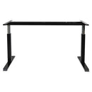 Adaptivergo Sit-stand Pneumatic Height-adjustable Table Base, 59.06" X 28.35" X 26.18" To 39.57", Black