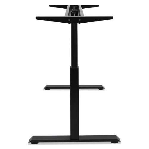 Adaptivergo Sit-stand Pneumatic Height-adjustable Table Base, 59.06" X 28.35" X 26.18" To 39.57", Black