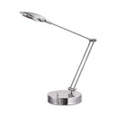 Adjustable Led Task Lamp With Usb Port, 11w X 6.25d X 26h, Brushed Nickel