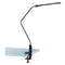 Led Desk Lamp With Interchangeable Base Or Clamp, 5.13w X 21.75d X 21.75h, Black