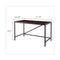 Industrial Series Table Desk, 47.25" X 23.63" X 29.5", Modern Walnut