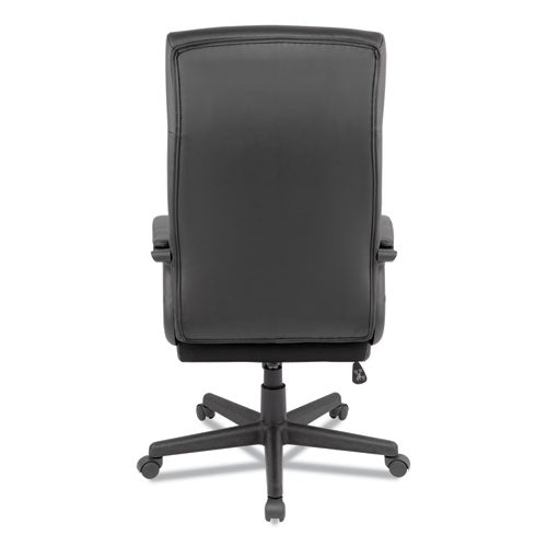 Alera Oxnam Series High-back Task Chair, Supports Up To 275 Lbs, 17.56" To 21.38" Seat Height, Black Seat/back, Black Base