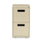 File Pedestal, Left Or Right, 2 Legal/letter-size File Drawers, Putty, 14.96" X 19.29" X 27.75"