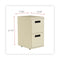 File Pedestal, Left Or Right, 2 Legal/letter-size File Drawers, Putty, 14.96" X 19.29" X 27.75"