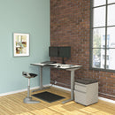 File Pedestal With Full-length Pull, Left Or Right, 2-drawers: Box/file, Legal/letter, Light Gray, 14.96" X 19.29" X 21.65"