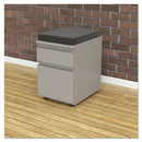 File Pedestal With Full-length Pull, Left Or Right, 2-drawers: Box/file, Legal/letter, Light Gray, 14.96" X 19.29" X 21.65"