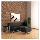 Alera Qub Series Powered Armless L Sectional, 26.38w X 26.38d X 30.5h, Black