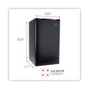 3.2 Cu. Ft. Refrigerator With Chiller Compartment, Black