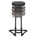 Alera Ss Series Sit/stand Adjustable Stool, Supports Up To 300 Lb, Black