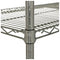 Nsf Certified Industrial Four-shelf Wire Shelving Kit, 36w X 24d X 72h, Silver