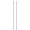 Stackable Posts For Wire Shelving, 36" High, Silver, 4/pack