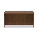 Alera Valencia Series Straight Front Desk Shell, 59.13" X 29.5" X 29.63", Modern Walnut