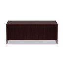 Alera Valencia Series Straight Front Desk Shell, 71" X 35.5" X 29.63", Mahogany