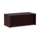 Alera Valencia Series Straight Front Desk Shell, 71" X 35.5" X 29.63", Mahogany