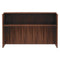 Alera Valencia Series Reception Desk With Transaction Counter, 71" X 35.5" X 42.5", Modern Walnut