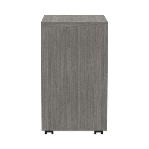 Alera Valencia Series Mobile Pedestal File, Left/right, 3-drawer: Box/box/file, Legal/letter, Gray, 15.88 X 20.5 X 28.39