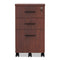 Alera Valencia Series Mobile Pedestal File, Left/right, 3-drawer: Box/box/file, Legal/letter, Cherry, 15.88" X 20.5" X 28.38"