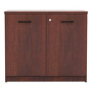 Alera Valencia Series Storage Cabinet, 34.13w X 22.78d X 29h, Medium Cherry