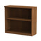 Alera Valencia Series Bookcase,two-shelf, 31.75w X 14d X 29.5h, Modern Walnut