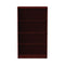 Alera Valencia Series Bookcase, Four-shelf, 31.75w X 14d X 54.88h, Mahogany