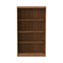 Alera Valencia Series Bookcase, Four-shelf, 31.75w X 14d X 54.88h, Modern Walnut