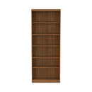 Alera Valencia Series Bookcase, Six-shelf, 31.75w X 14d X 80.25h, Modern Walnut