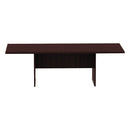 Alera Valencia Series Conference Table, Rectangular, 94.5w X 41.38d X 29.5h, Mahogany