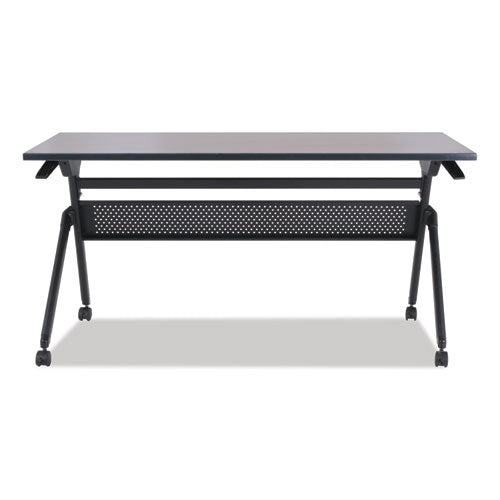 Flip And Nest Table Base, 55.88w X 23.63d X 28.5h, Black