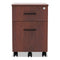 Alera Valencia Series Mobile Pedestal, Left/right, 2-drawers: Box/file, Legal/letter, Medium Cherry, 15.88" X 19.13" X 22.88"