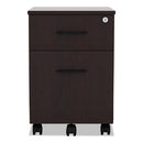 Alera Valencia Series Mobile Pedestal, Left Or Right, 2-drawers: Box/file, Legal/letter, Mahogany, 15.88" X 19.13" X 22.88"