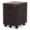 Alera Valencia Series Mobile Pedestal, Left Or Right, 2-drawers: Box/file, Legal/letter, Mahogany, 15.88" X 19.13" X 22.88"