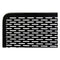 Urban Collection Punched Metal Business Card Holder, Holds 50 2 X 3.5 Cards, Perforated Steel, Black