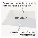 Second Sight Clear Plastic Desk Protector, With Hinged Protector, 25.5 X 21, Clear