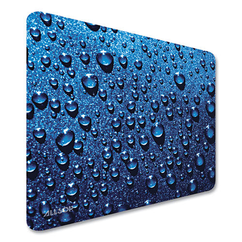 Naturesmart Mouse Pad, 8.5 X 8, Raindrops Design