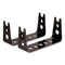 Metal Art Monitor Stand Risers, 4.75 X 8.75 X 2.5, Black