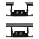 Metal Art Ergotwin Dual Monitor Stand, 25.6 To 33.1 X 12.6 X 6.2 To 8.6, Black, Supports 20 Lb/shelf