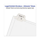 Avery-style Preprinted Legal Side Tab Divider, 26-tab, Exhibit R, 11 X 8.5, White, 25/pack, (1388)