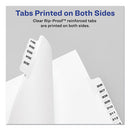 Avery-style Preprinted Legal Side Tab Divider, 26-tab, Exhibit R, 11 X 8.5, White, 25/pack, (1388)