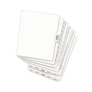 Avery-style Preprinted Legal Side Tab Divider, 26-tab, Exhibit R, 11 X 8.5, White, 25/pack, (1388)