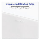 Preprinted Legal Exhibit Side Tab Index Dividers, Avery Style, 26-tab, B, 11 X 8.5, White, 25/pack, (1402)