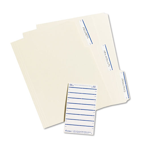 Printable 4" X 6" - Permanent File Folder Labels, 0.69 X 3.44, White, 7/sheet, 36 Sheets/pack, (5200)