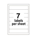 Printable 4" X 6" - Permanent File Folder Labels, 0.69 X 3.44, White, 7/sheet, 36 Sheets/pack, (5201)