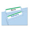 Printable 4" X 6" - Permanent File Folder Labels, 0.69 X 3.44, White, 7/sheet, 36 Sheets/pack, (5203)