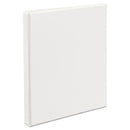 Heavy-duty Non Stick View Binder With Durahinge And Slant Rings, 3 Rings, 0.5" Capacity, 11 X 8.5, White, (5234)