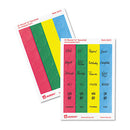 Printable Self-adhesive Removable Color-coding Labels, 0.75" Dia, Assorted Colors, 24/sheet, 42 Sheets/pack, (5472)