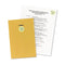 Printable Self-adhesive Removable Color-coding Labels, 1.25" Dia, Neon Yellow, 8/sheet, 50 Sheets/pack, (5499)